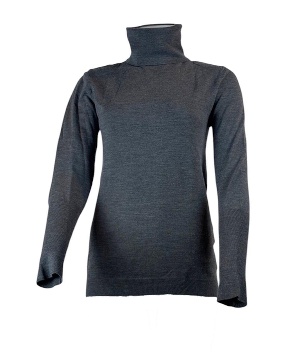 Maglione Collo Alto Grigio Burberry