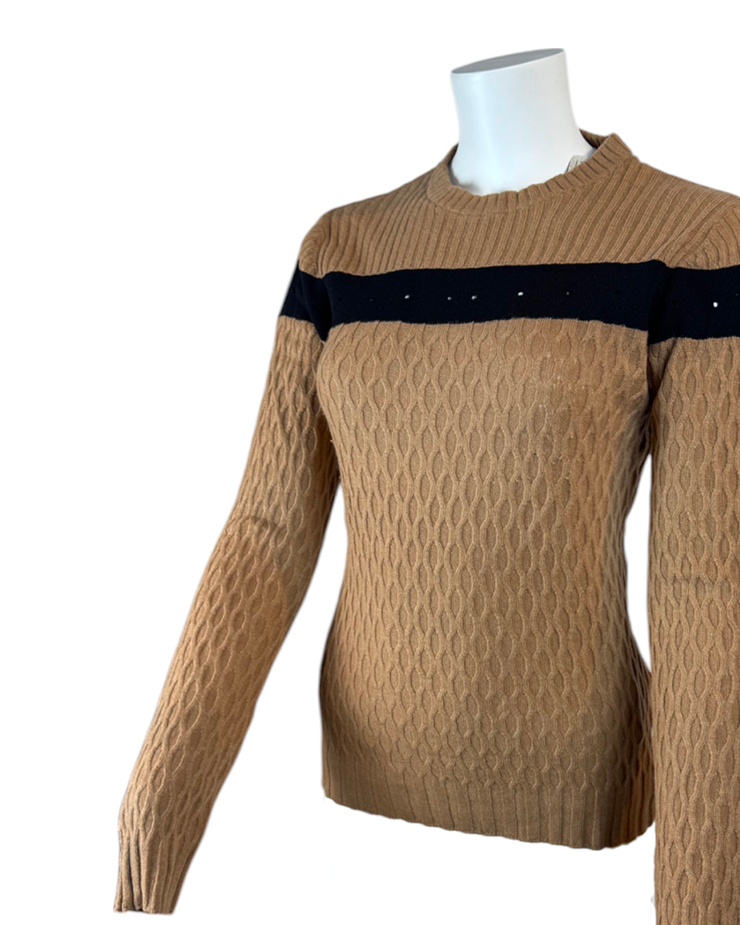 Maglione Moschino Beige e Nero