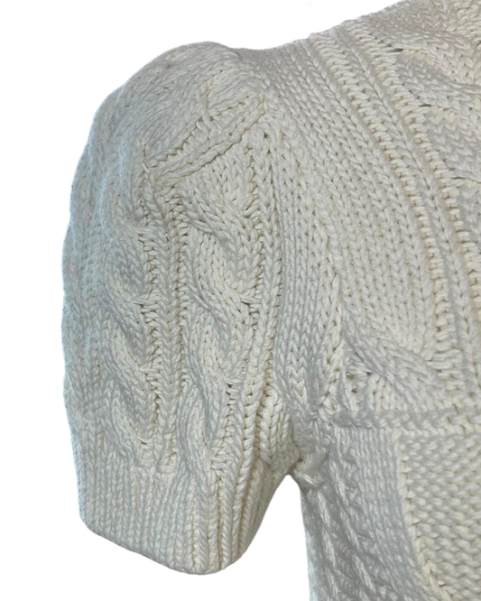 Maglia treccia manica corta RALPH LAUREN