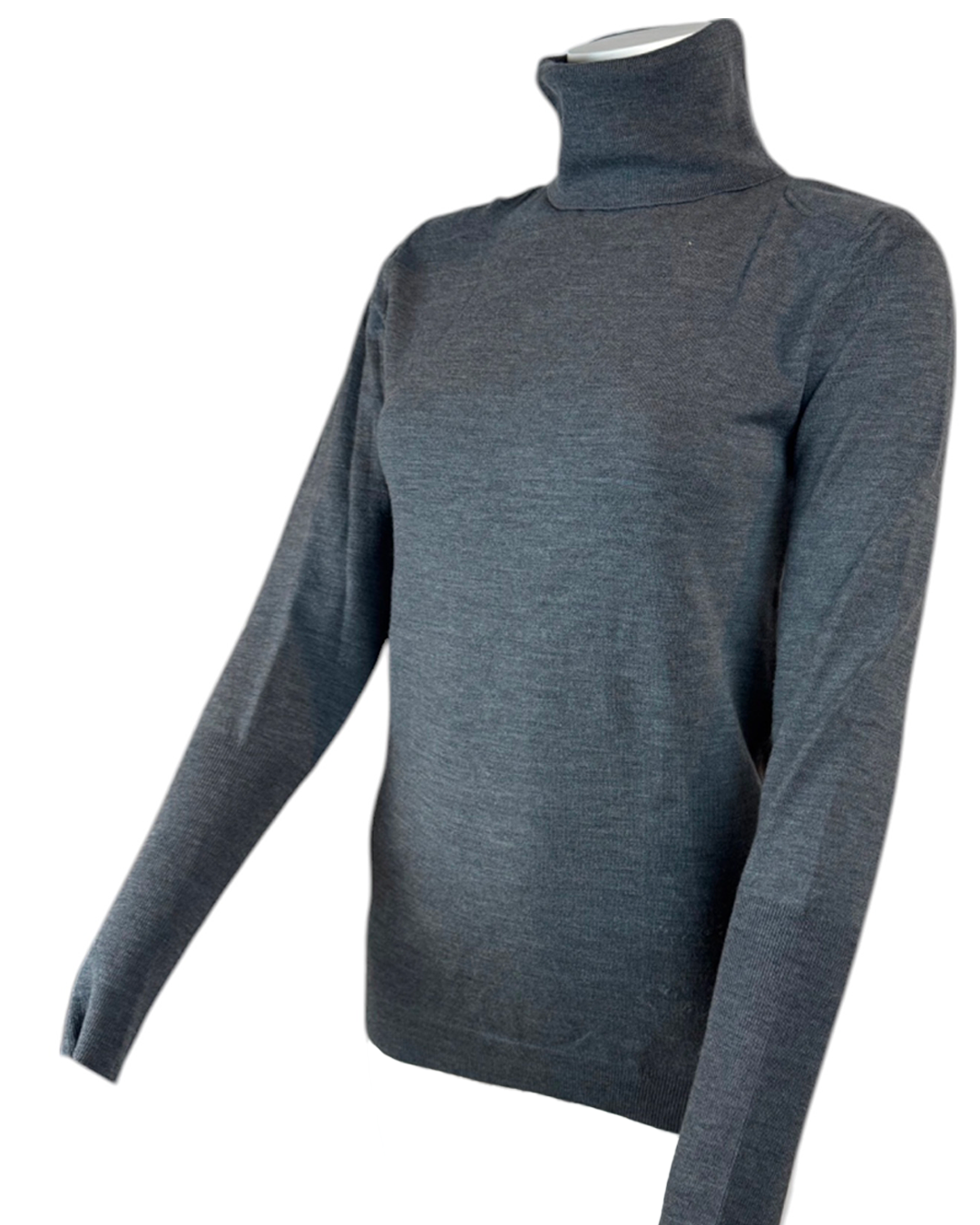 Maglione Collo Alto Grigio Burberry