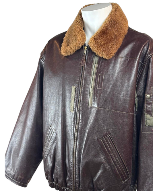 Giacca Charles Kevignon Pelle Marrone