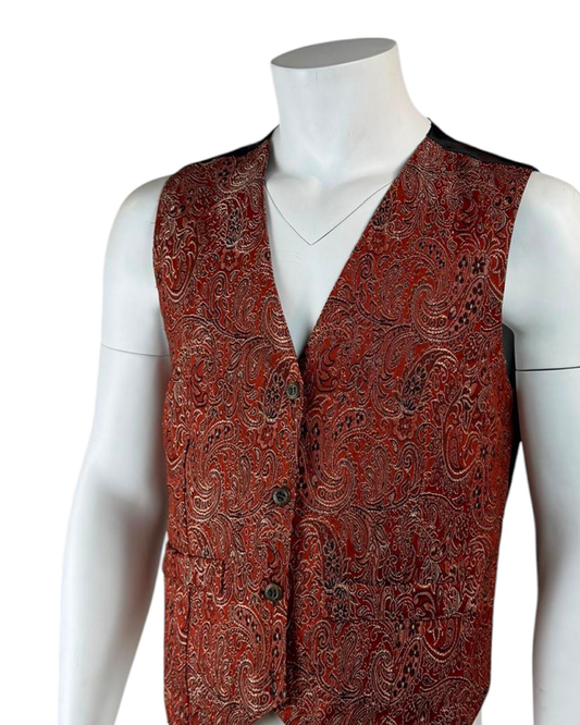 Gilet Vintage sfumato e nero dietro Spider