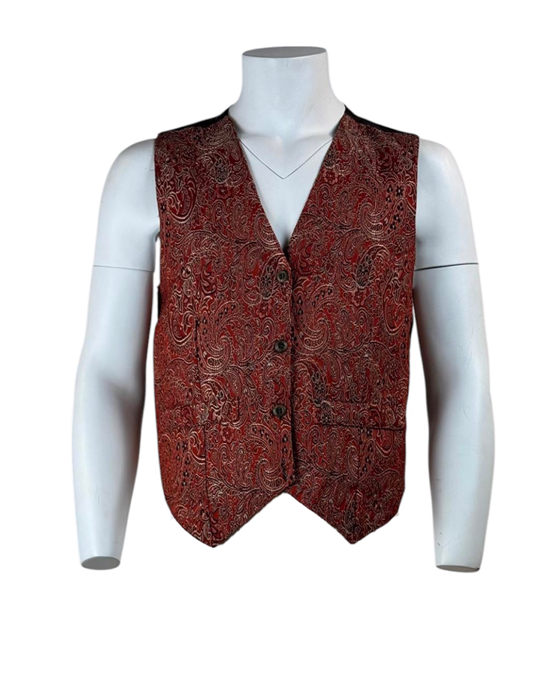 Gilet Vintage sfumato e nero dietro Spider