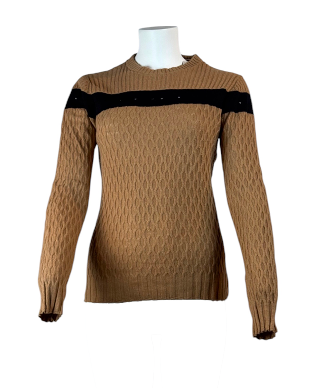 Maglione Moschino Beige e Nero