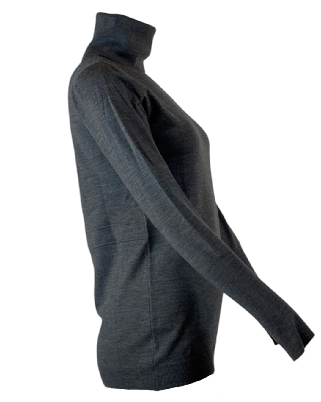 Maglione Collo Alto Grigio Burberry