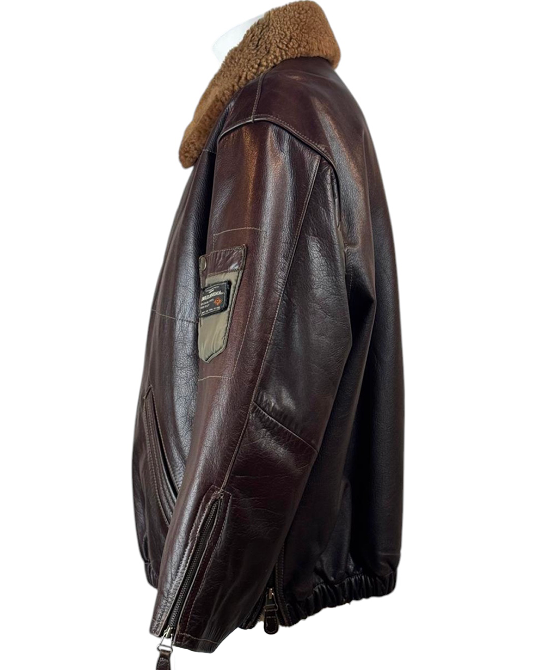 Giacca Charles Kevignon Pelle Marrone