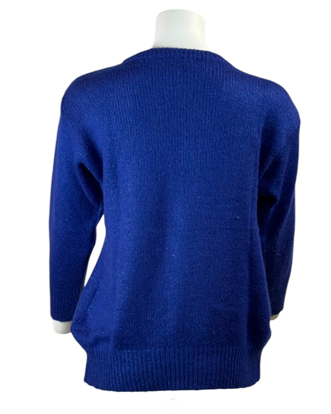 Maglione Blu Brillantini Donna Muratori x Emilio Pucci