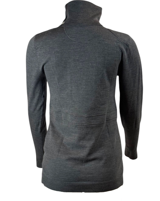 Maglione Collo Alto Grigio Burberry
