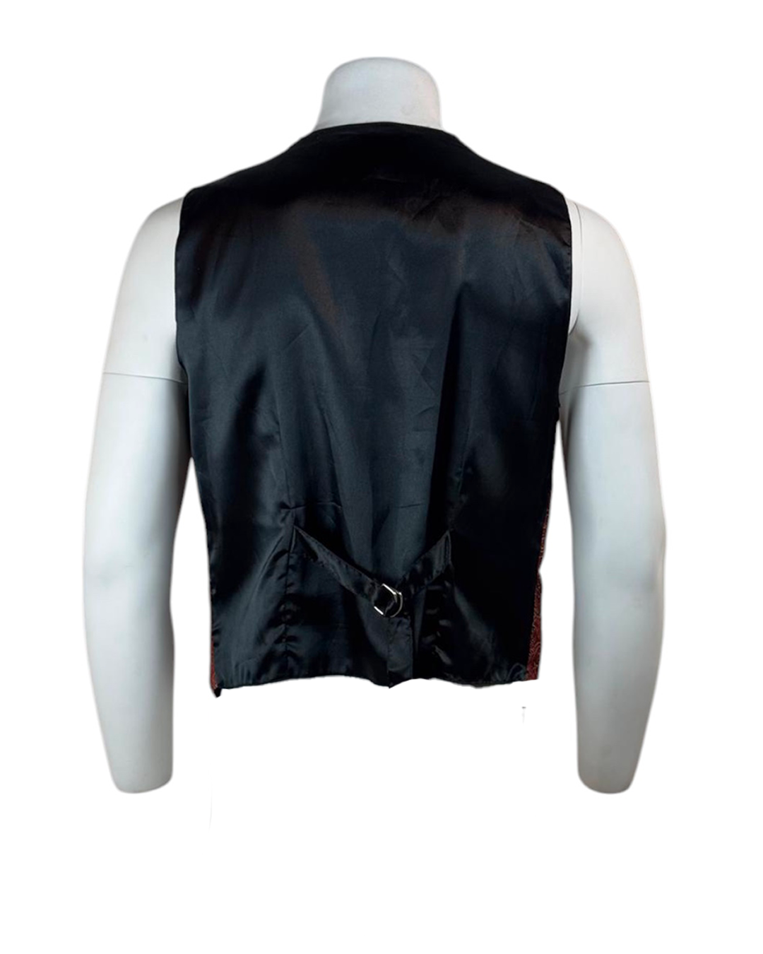 Gilet Vintage sfumato e nero dietro Spider