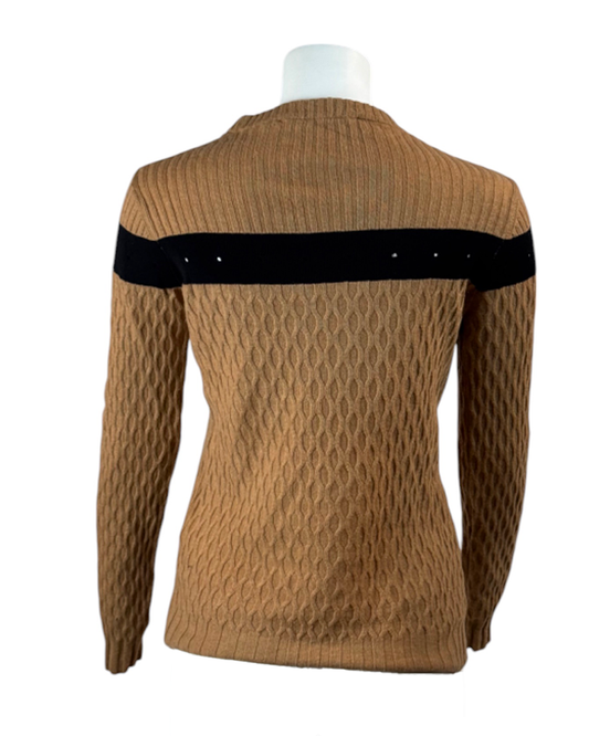Maglione Moschino Beige e Nero